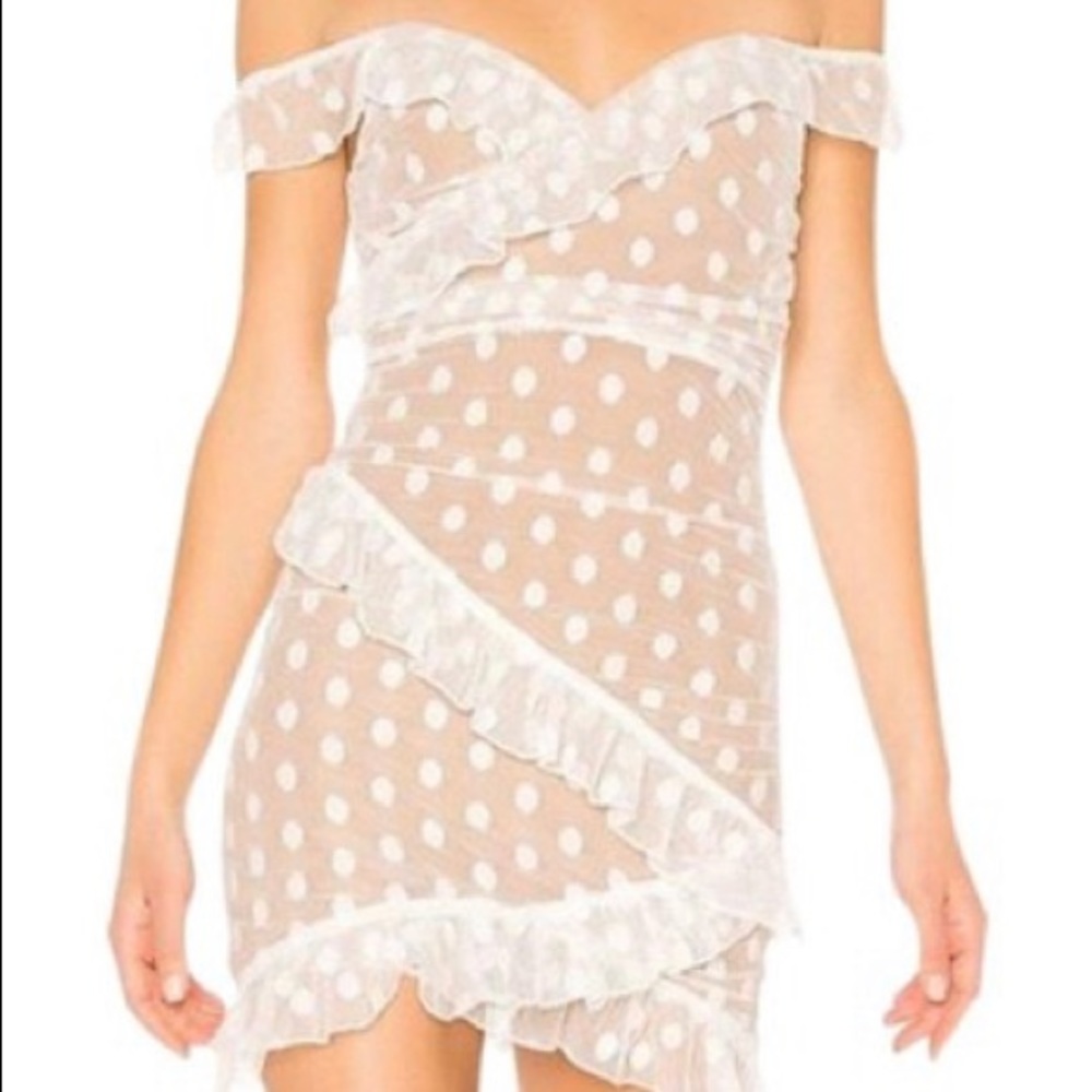 Majorelle Bandit Dress in White